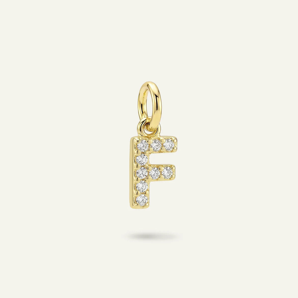 Diamond Monogram Letter Charm