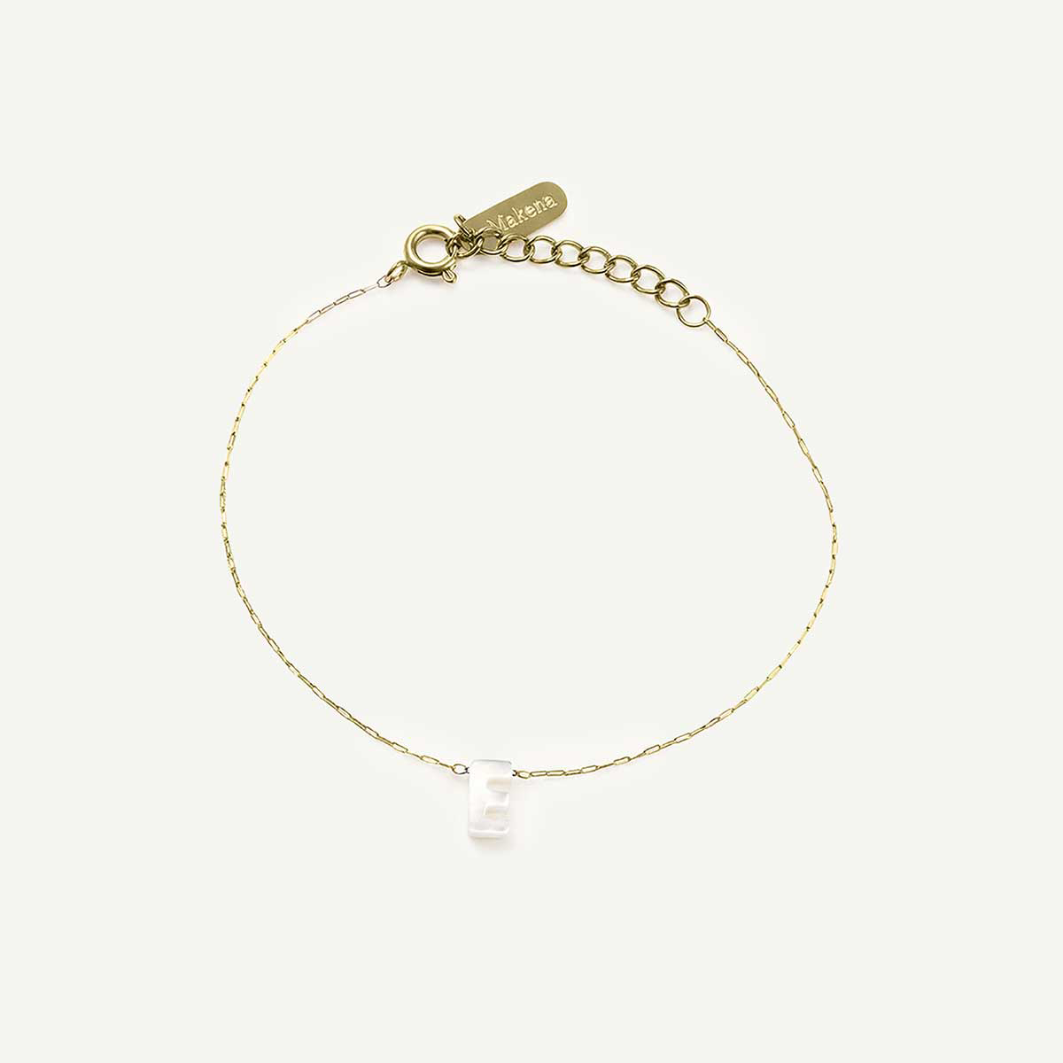 Monogram Mother of Pearl Bracelet