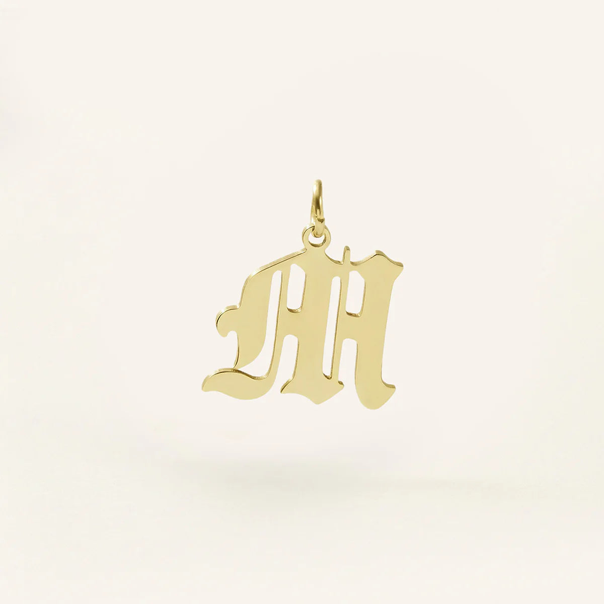 Old English Monogram Charm