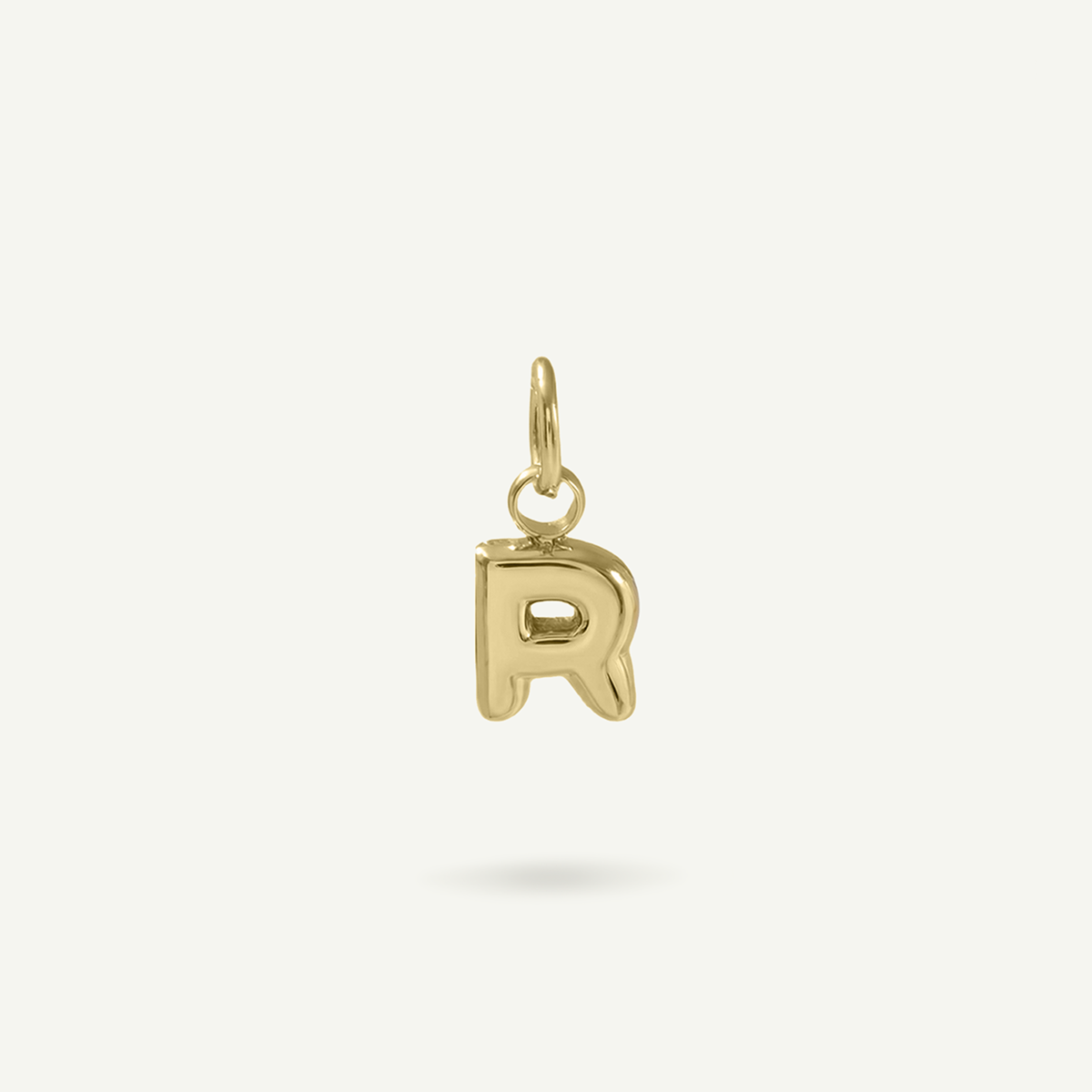 Bubble Monogram Letter Charm