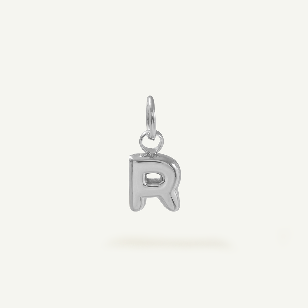 Bubble Monogram Letter Charm