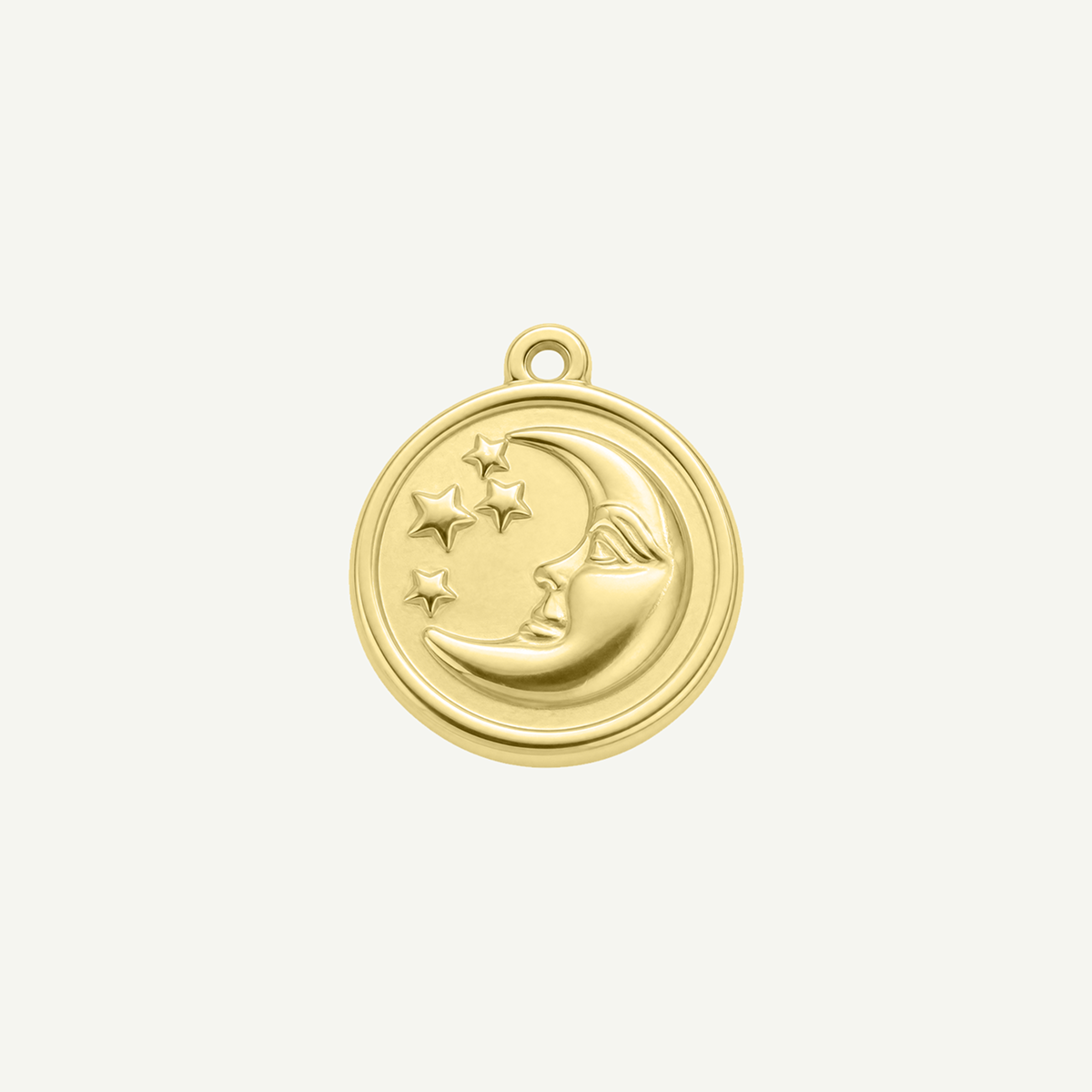 Moon and Stars Disk Charm