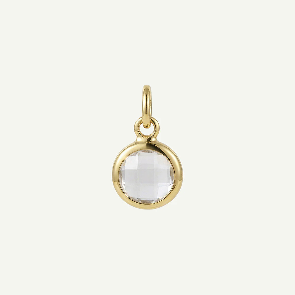 Circle Charm Birthstone