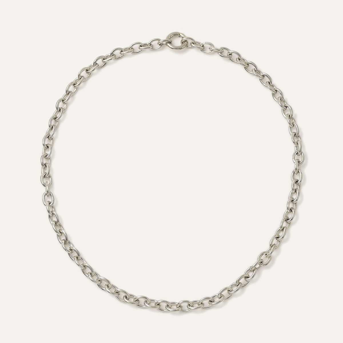 Large Ashely Necklace, Silver