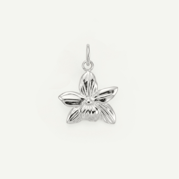 Orchid Charm, Silver