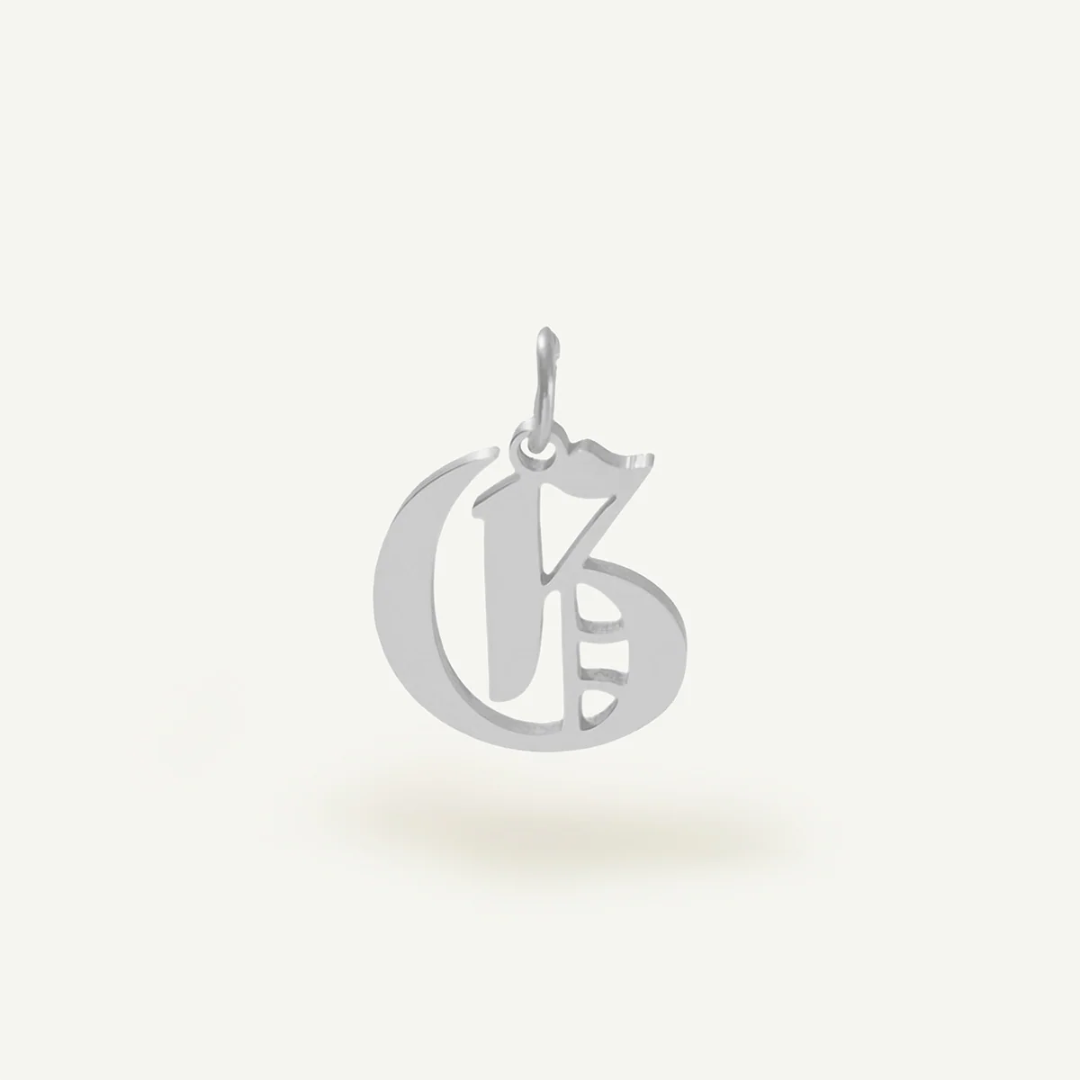 Old English Monogram Charm