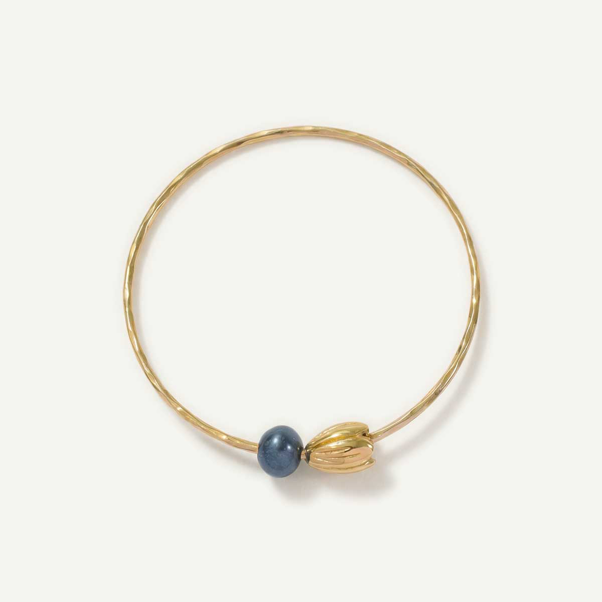 Pikake and Pearl Bangle