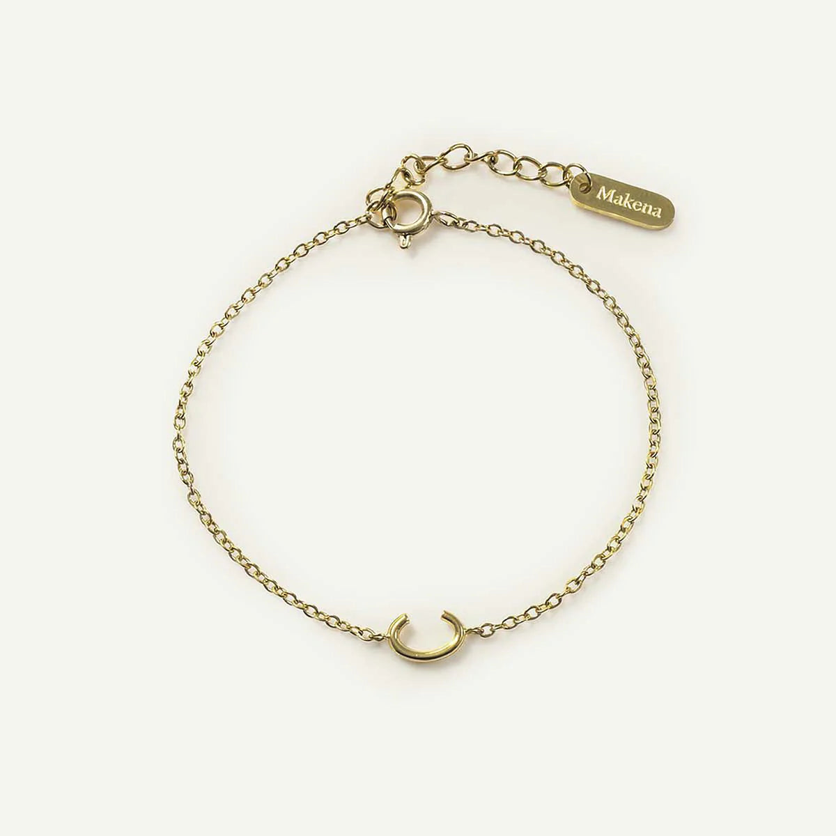 Monogramed Side Bracelet