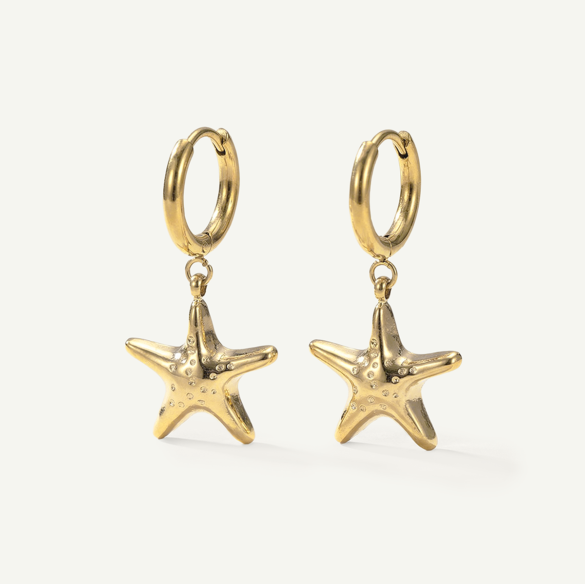 Starfish Huggies, Gold