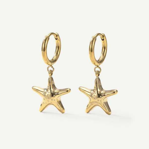 Starfish Huggies, Gold