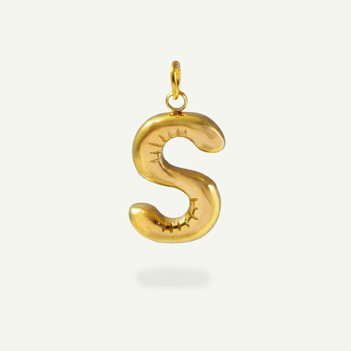 Balloon Monogram Letter Charm