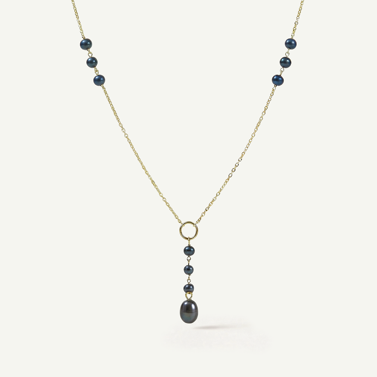 Moana Pearl Necklace, Gold