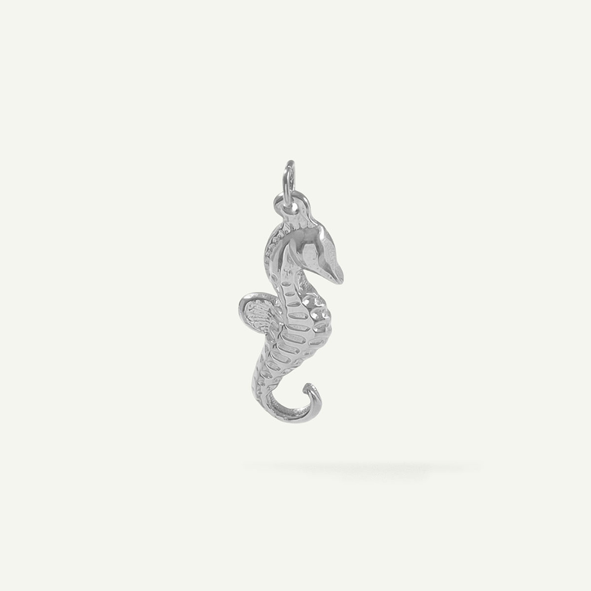 Minimal Seahorse Charm