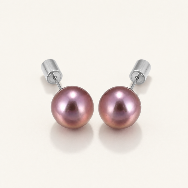 Pink Pearl Studs