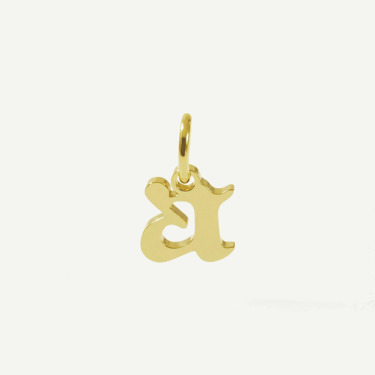 Old English Lowercase Monogram Charm