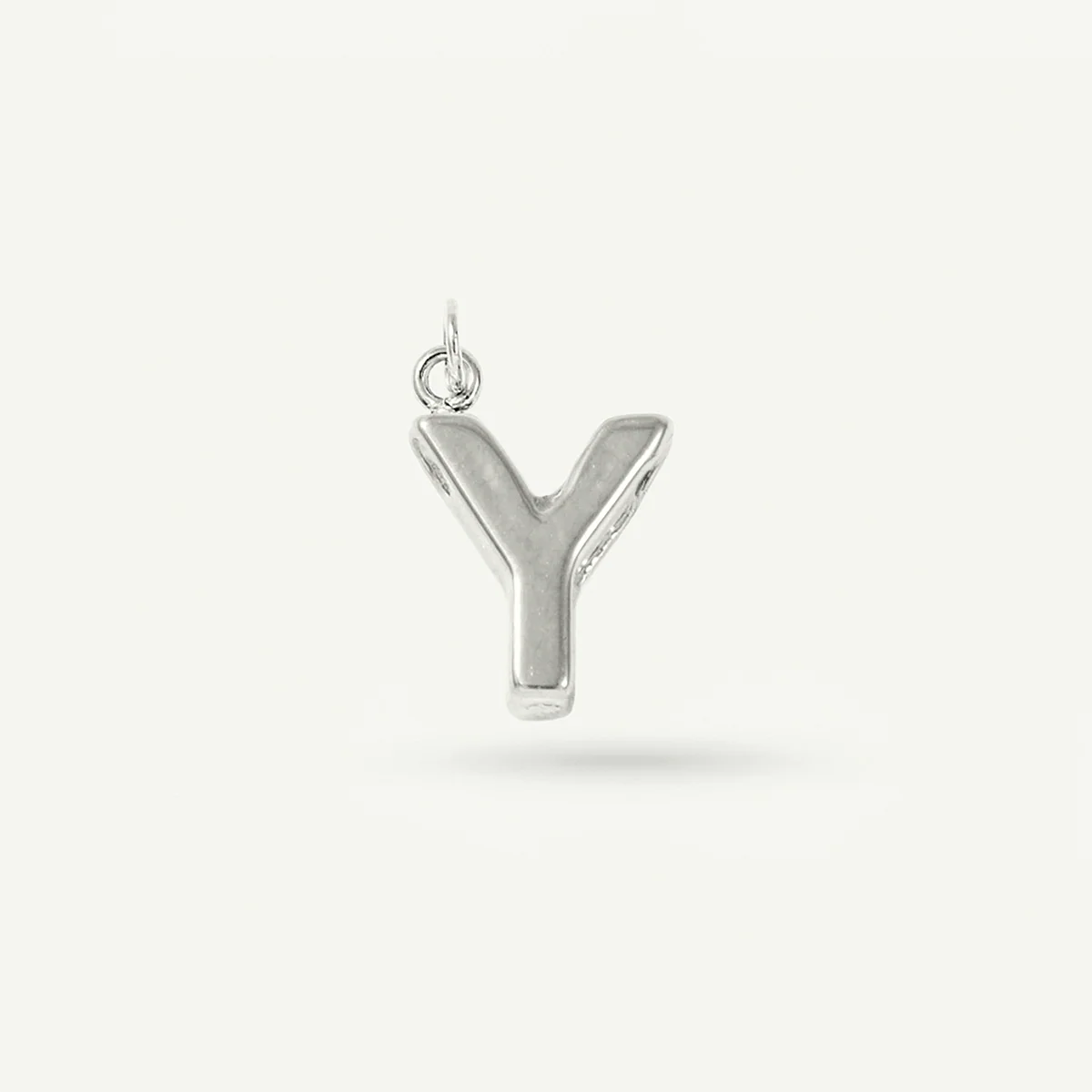 Floating Monogram Letter Charm
