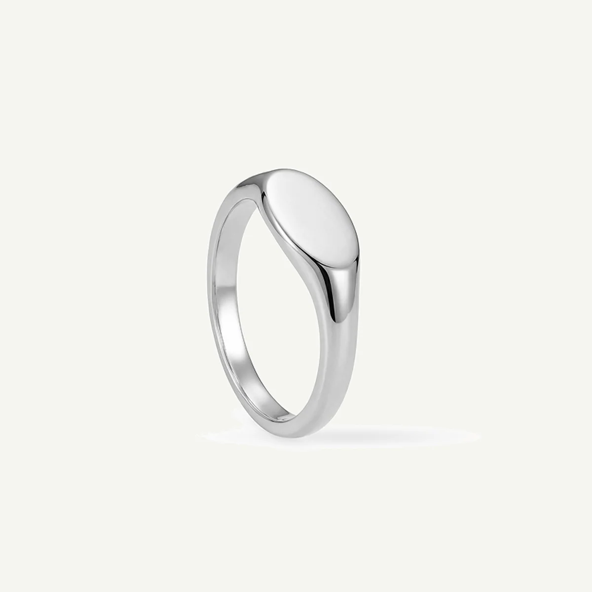 Oval Flat Top Ring