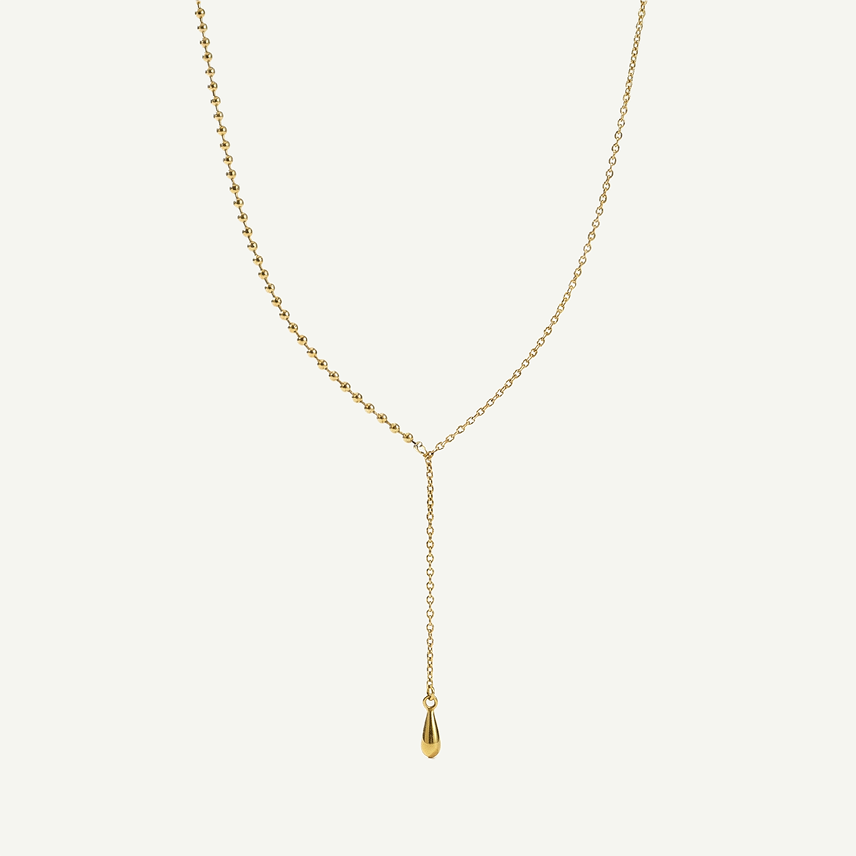 Teardrop Variety Necklace, Gold