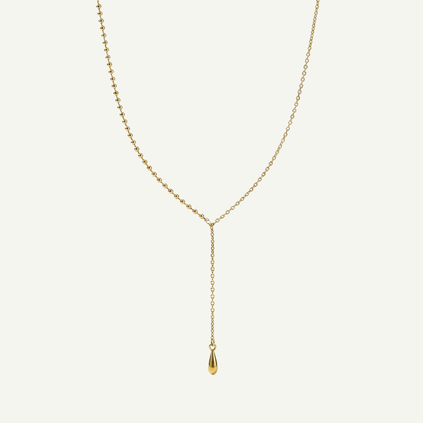 Teardrop Variety Necklace, Gold