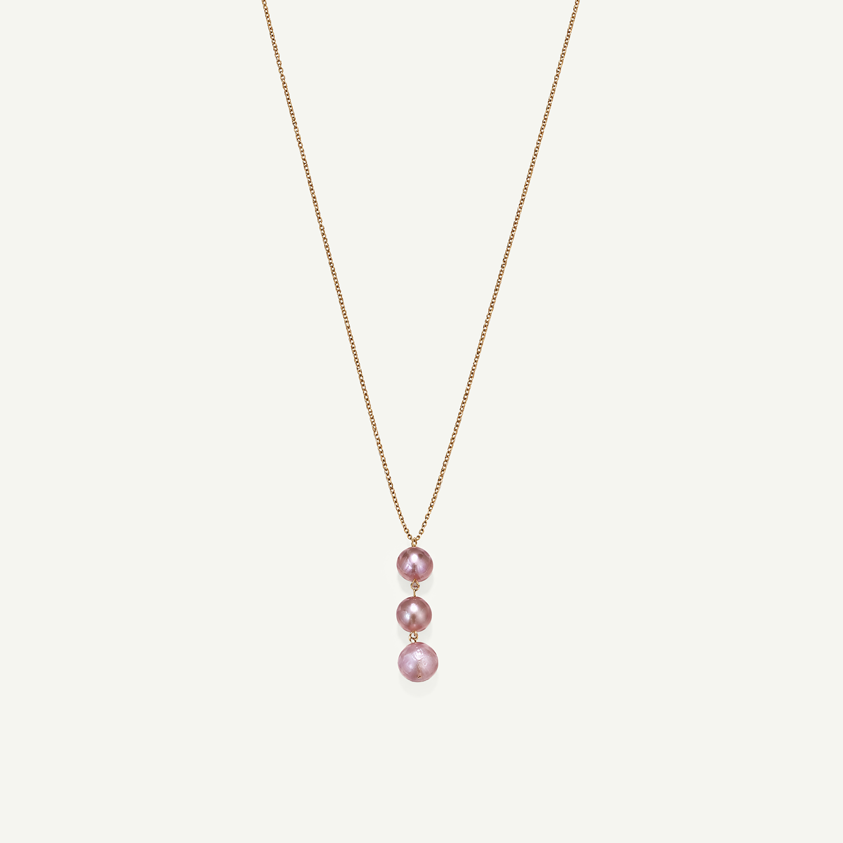 Leia Pink Pearl Necklace