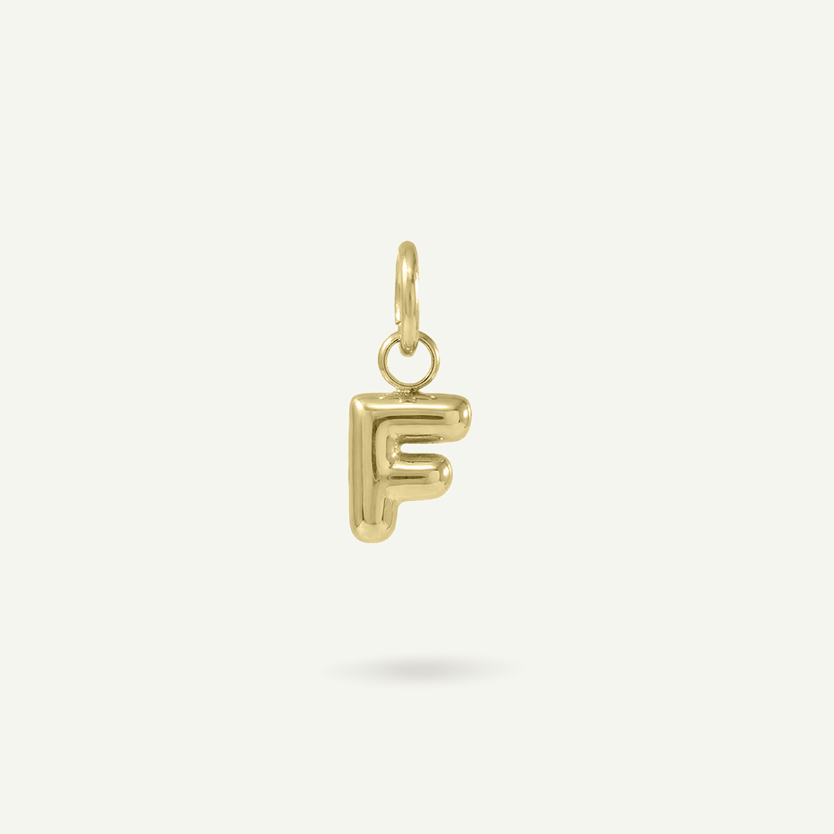 Bubble Monogram Letter Charm