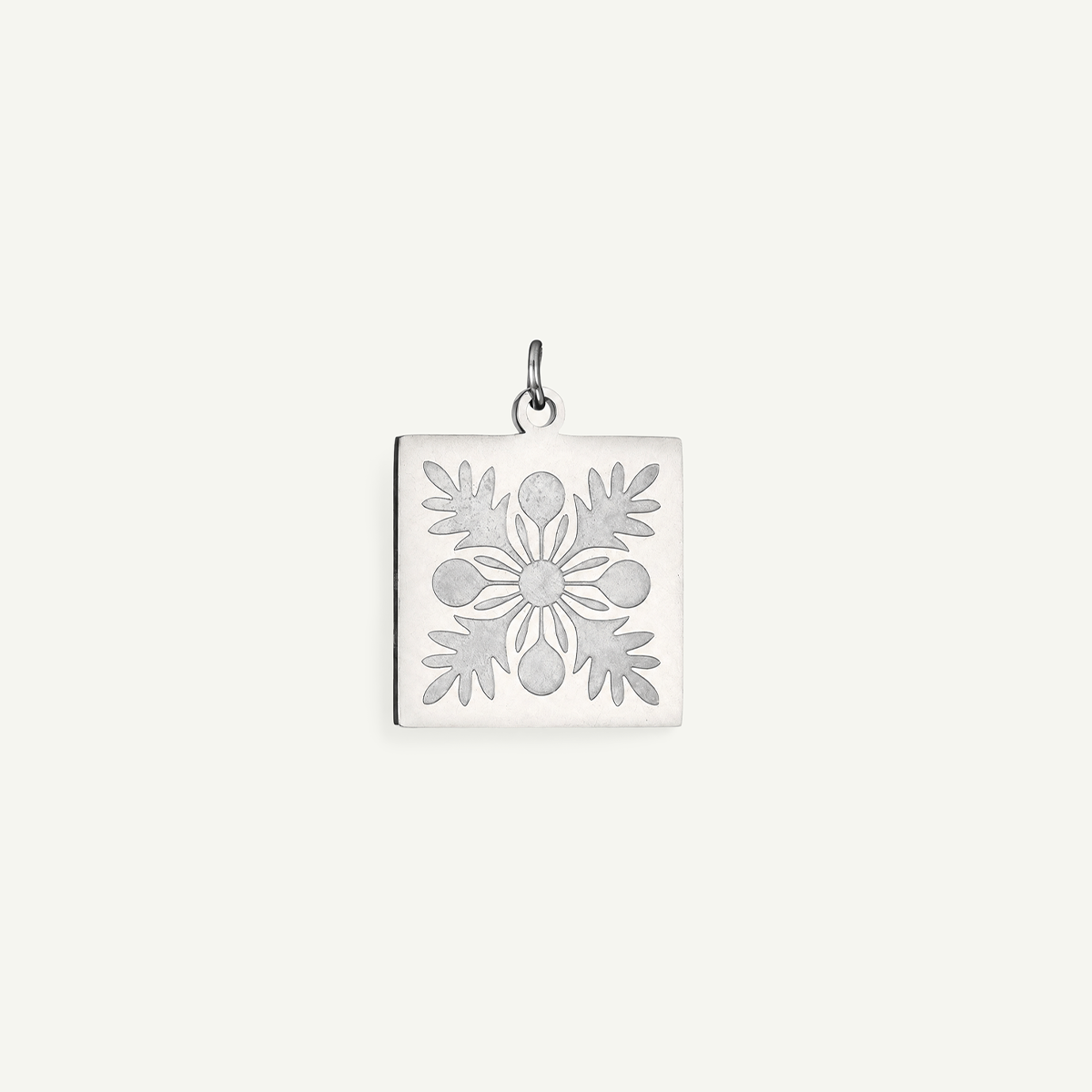 ‘Ulu Quilt Square Pendant