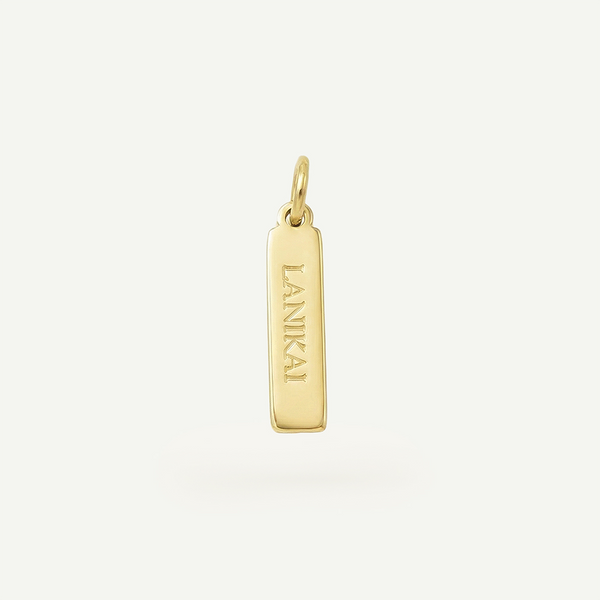 Lanikai Rectangle Charm, Gold