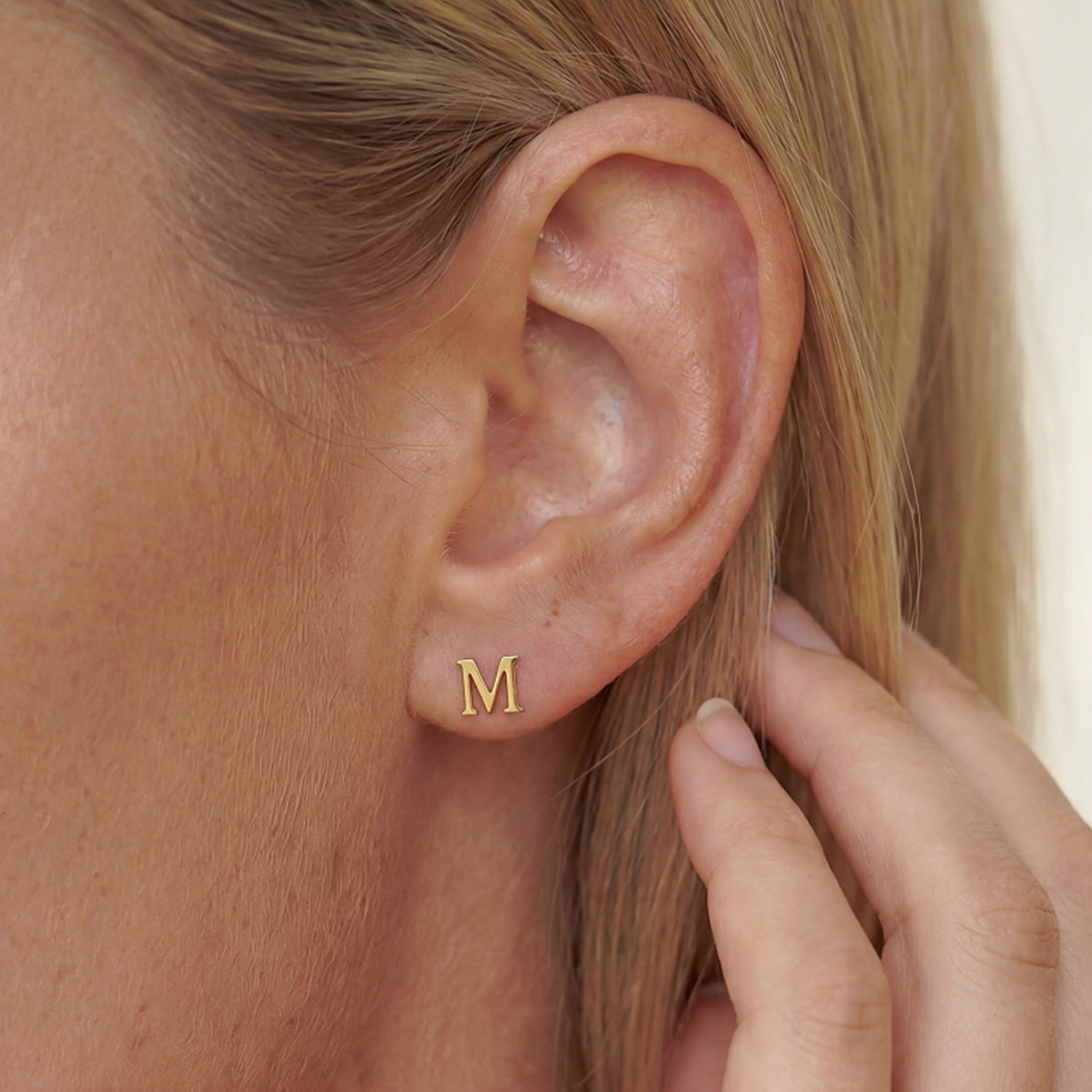 Basic Monogram Studs