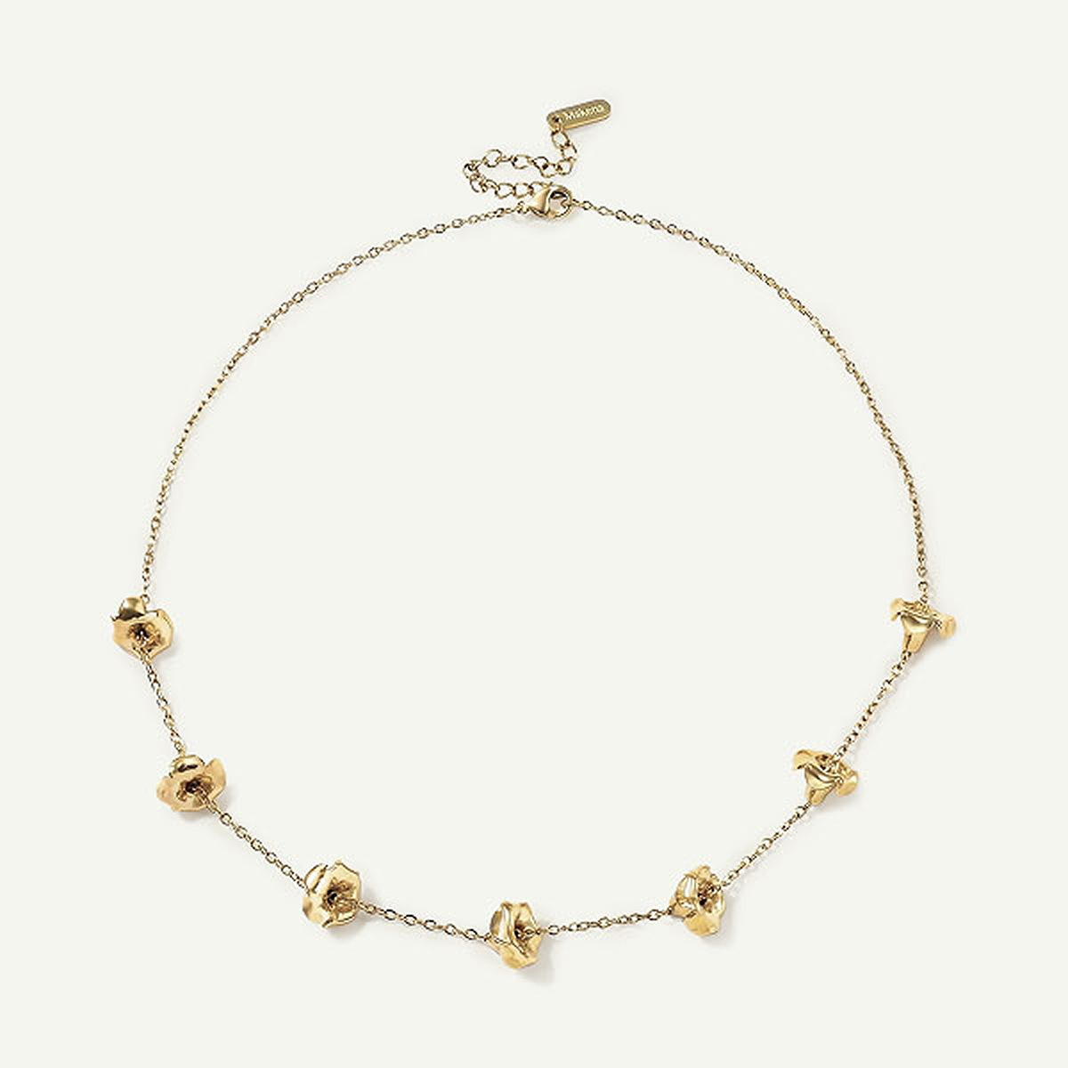 Endless Puakenikeni Necklace, Gold