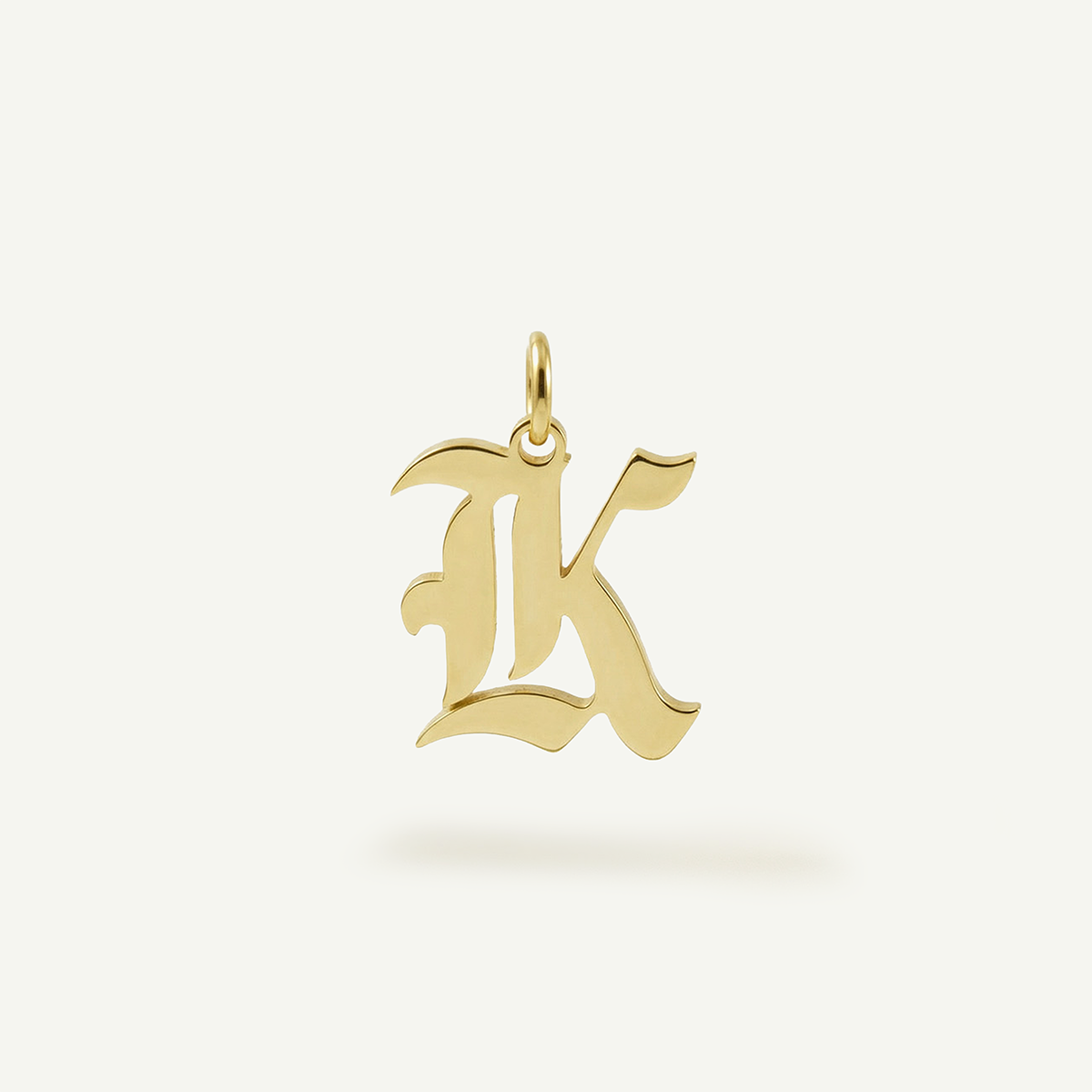 Old English Monogram Charm