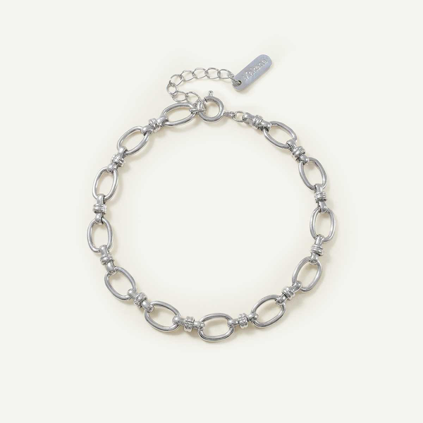 Barbed and Oval Chain Bracelet