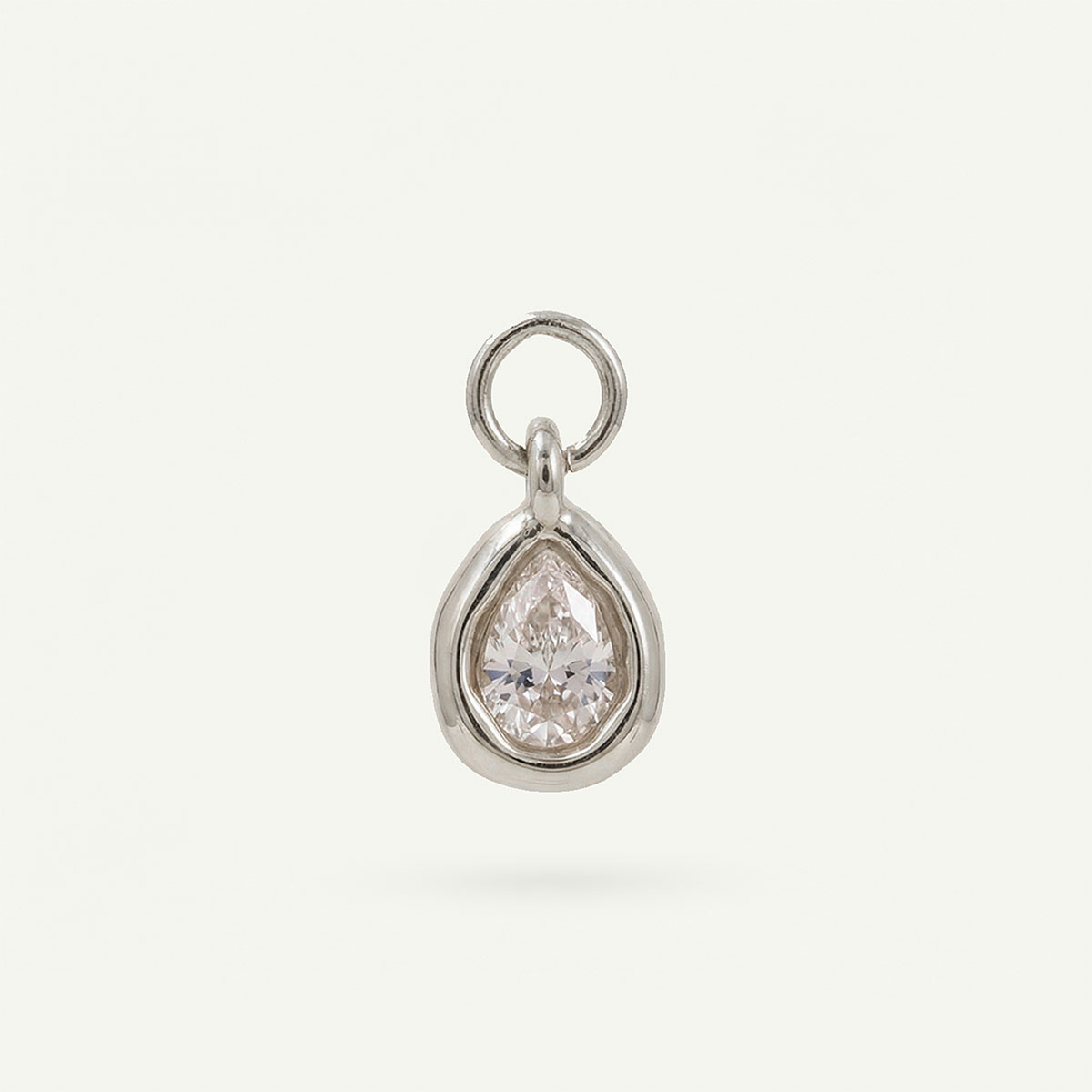 Tear Drop Charm Birthstone