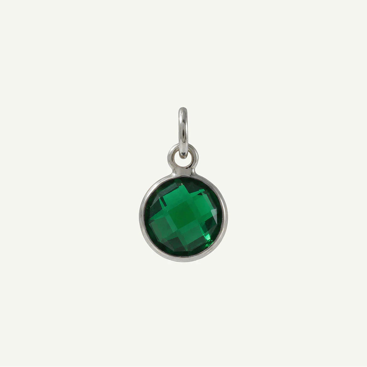 Circle Charm Birthstone