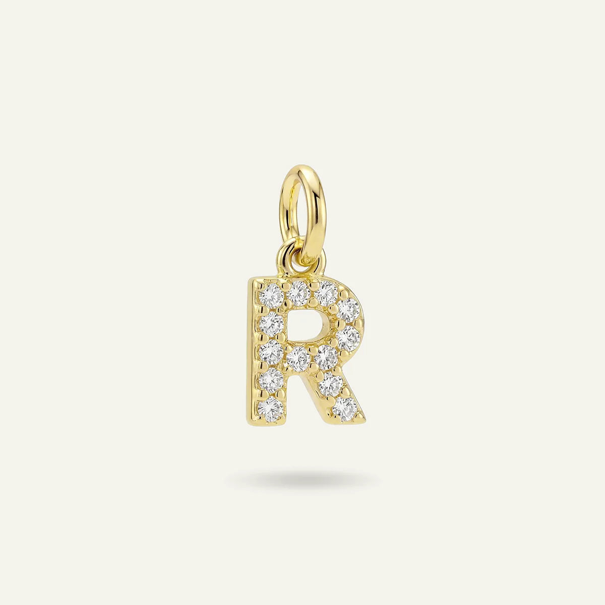 Diamond Monogram Letter Charm