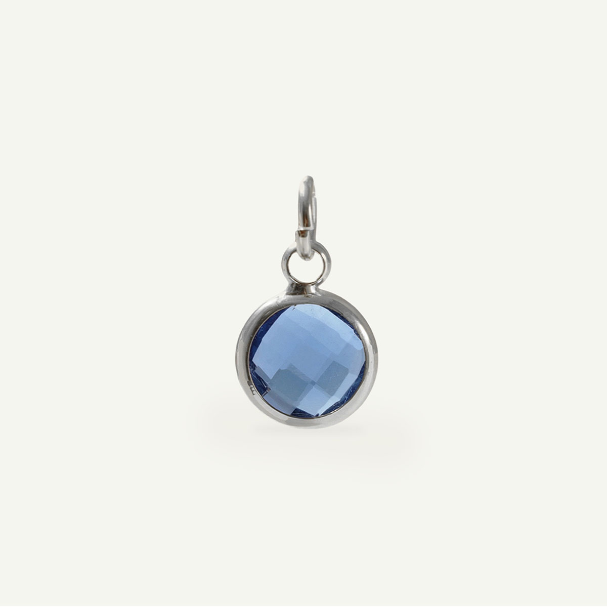Circle Charm Birthstone