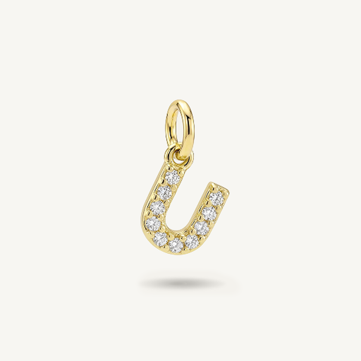 Diamond Monogram Letter Charm