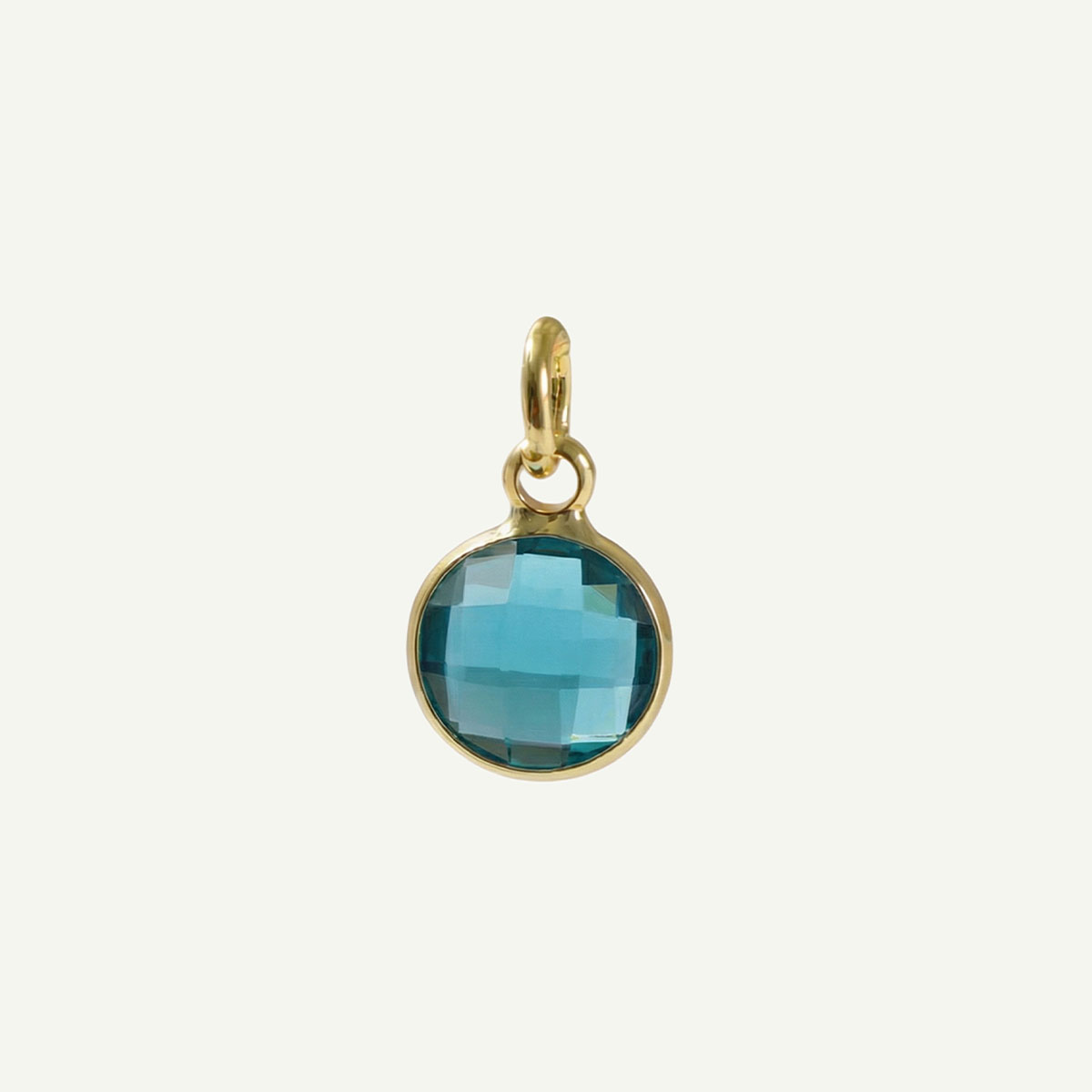 Circle Charm Birthstone