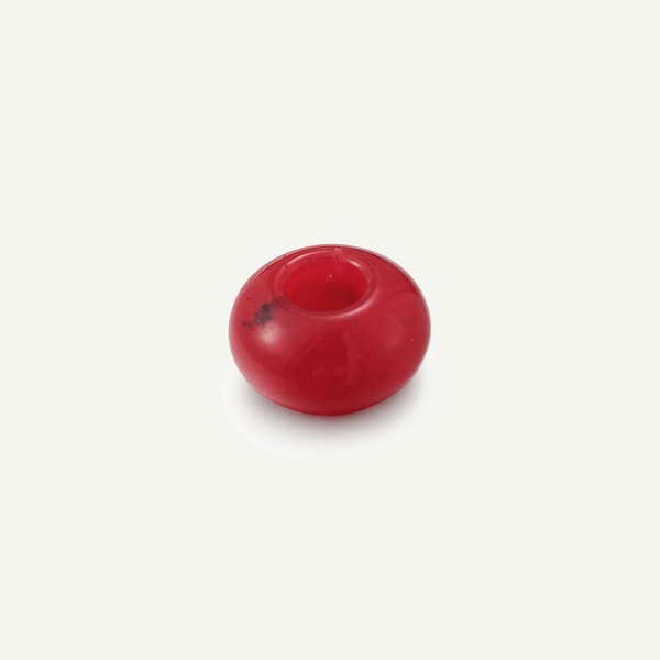 Red Jasper 14mm Doughnut Bead