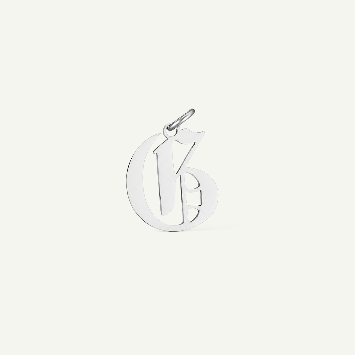 Old English Monogram Charm