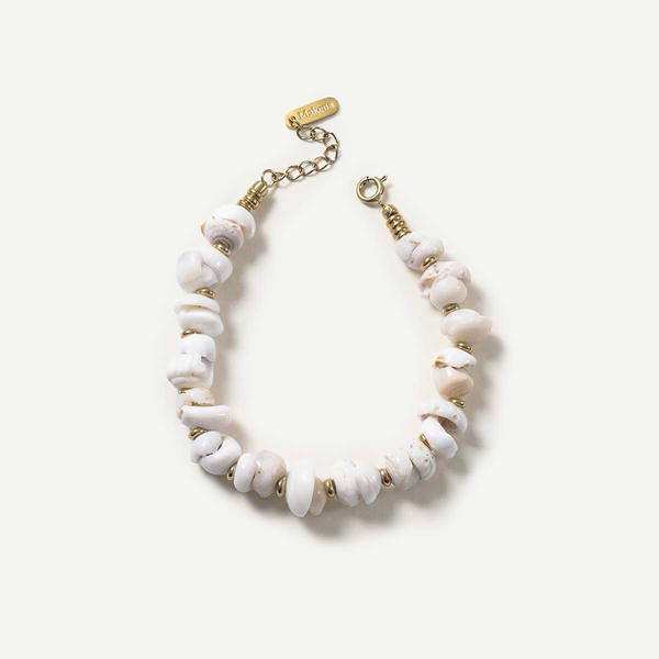 Puka Kula Bracelet, Gold