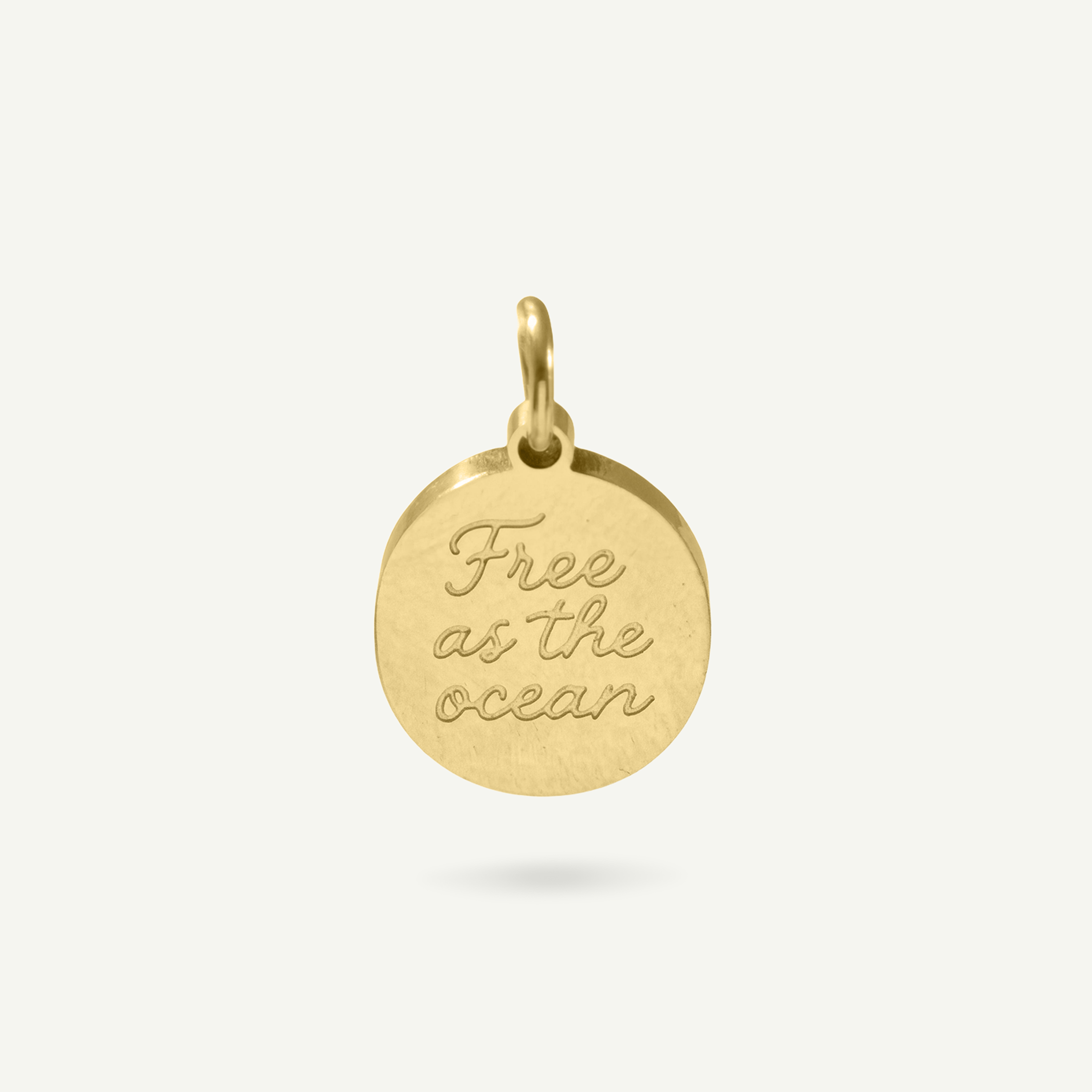 Free as the Ocean Circle Charm