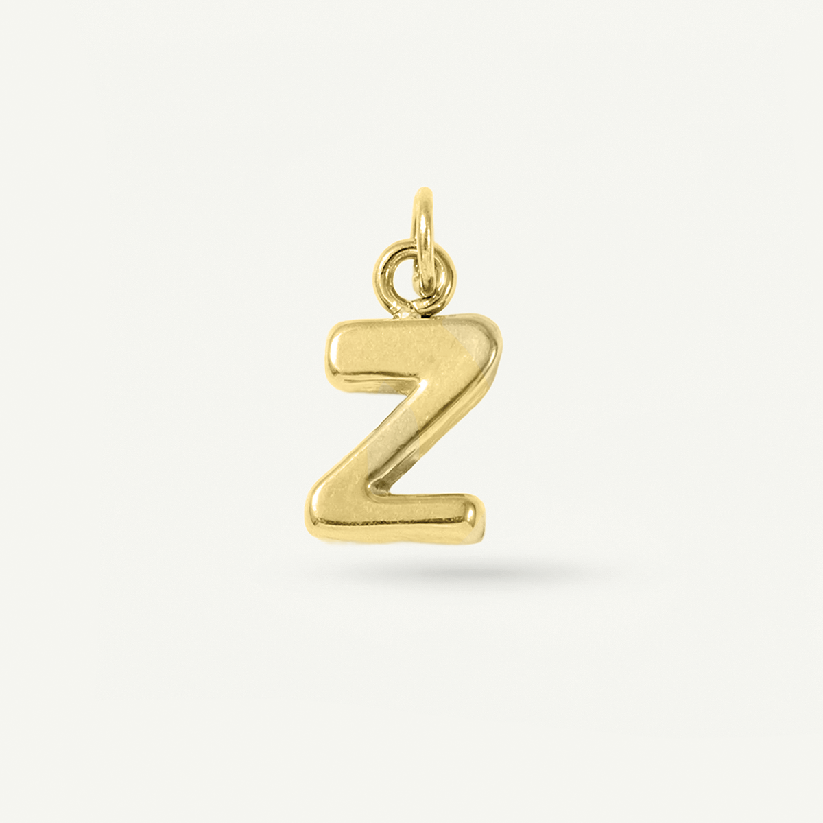 Floating Monogram Letter Charm