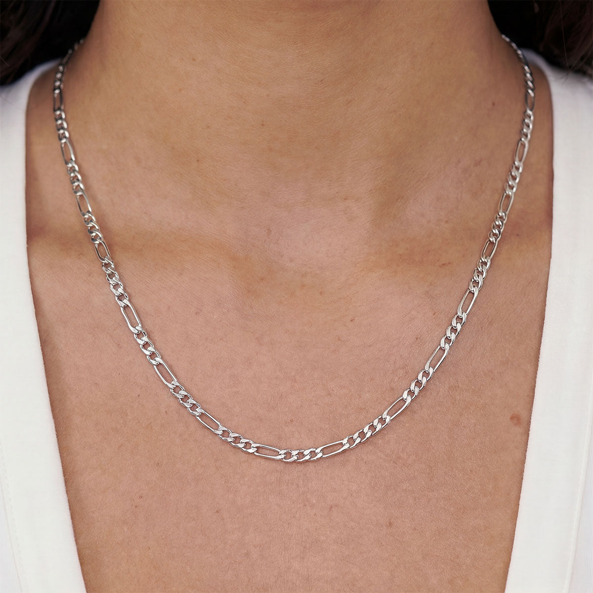 Micro Figaro Chain Necklace