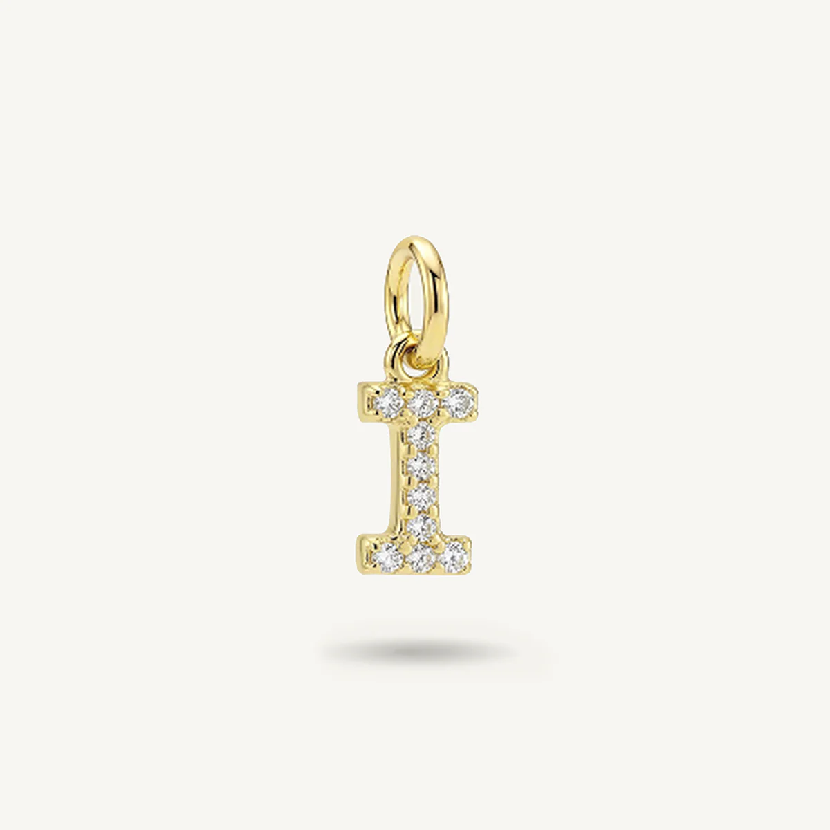 Diamond Monogram Letter Charm