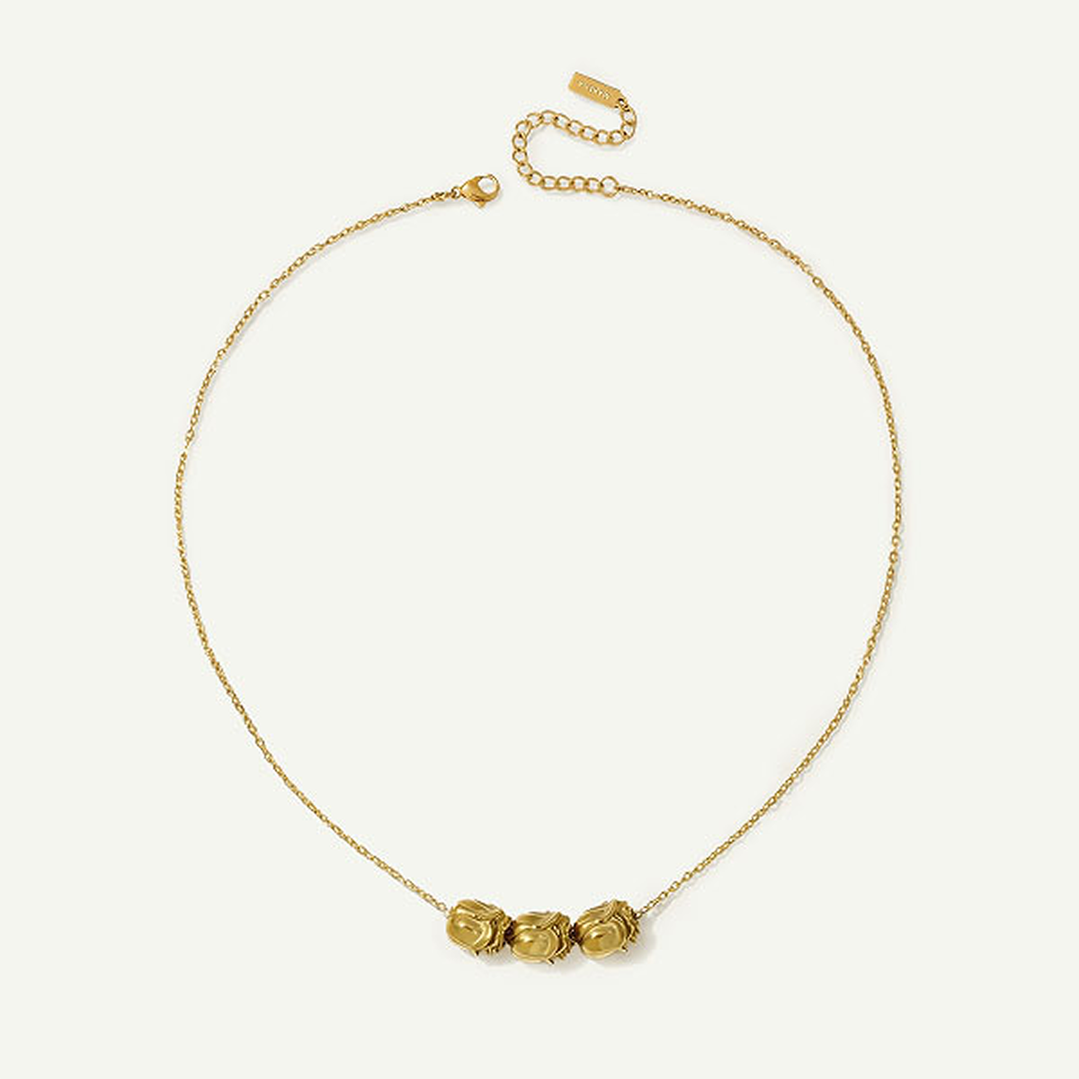 Lokelani Bead Necklace, Gold