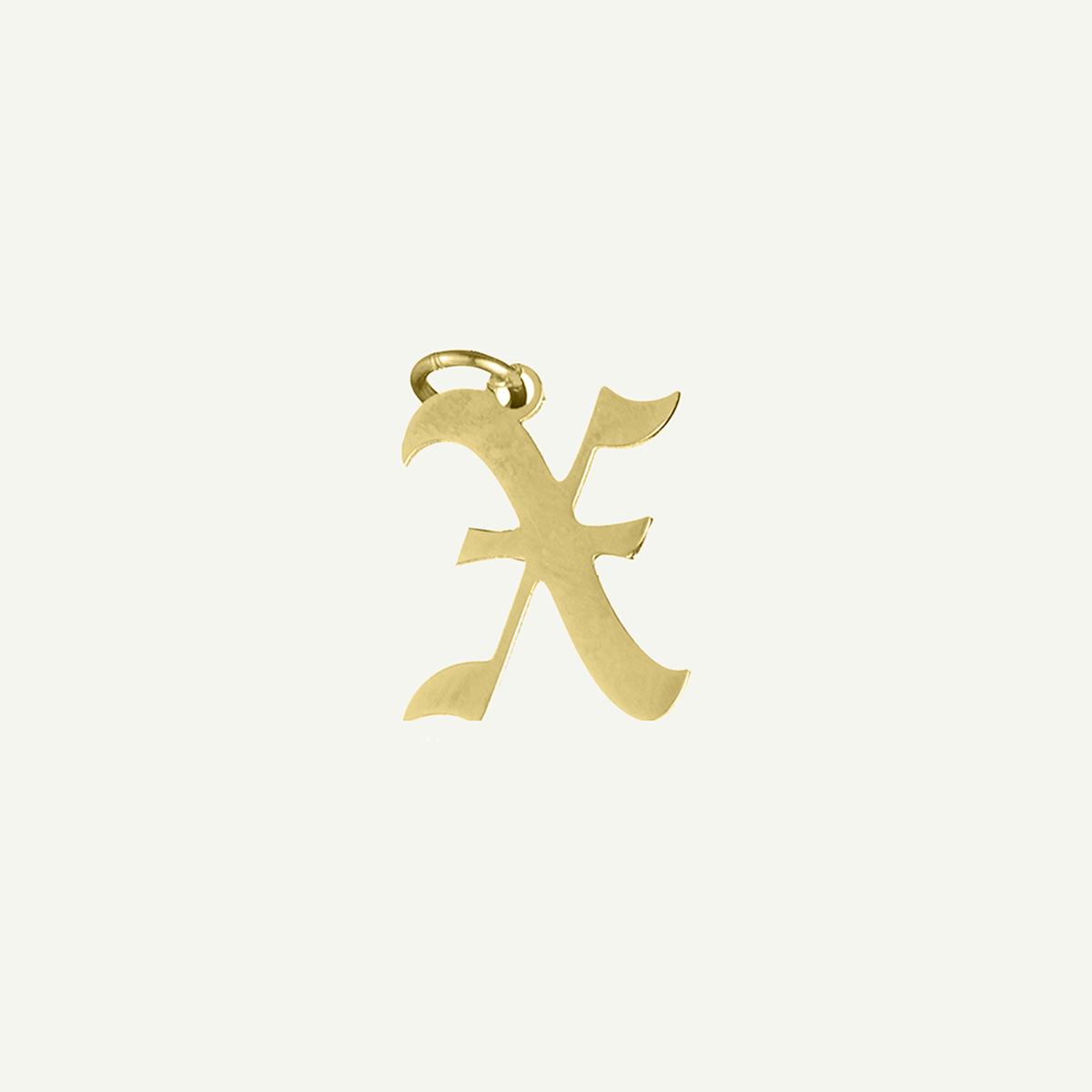 Old English Monogram Charm