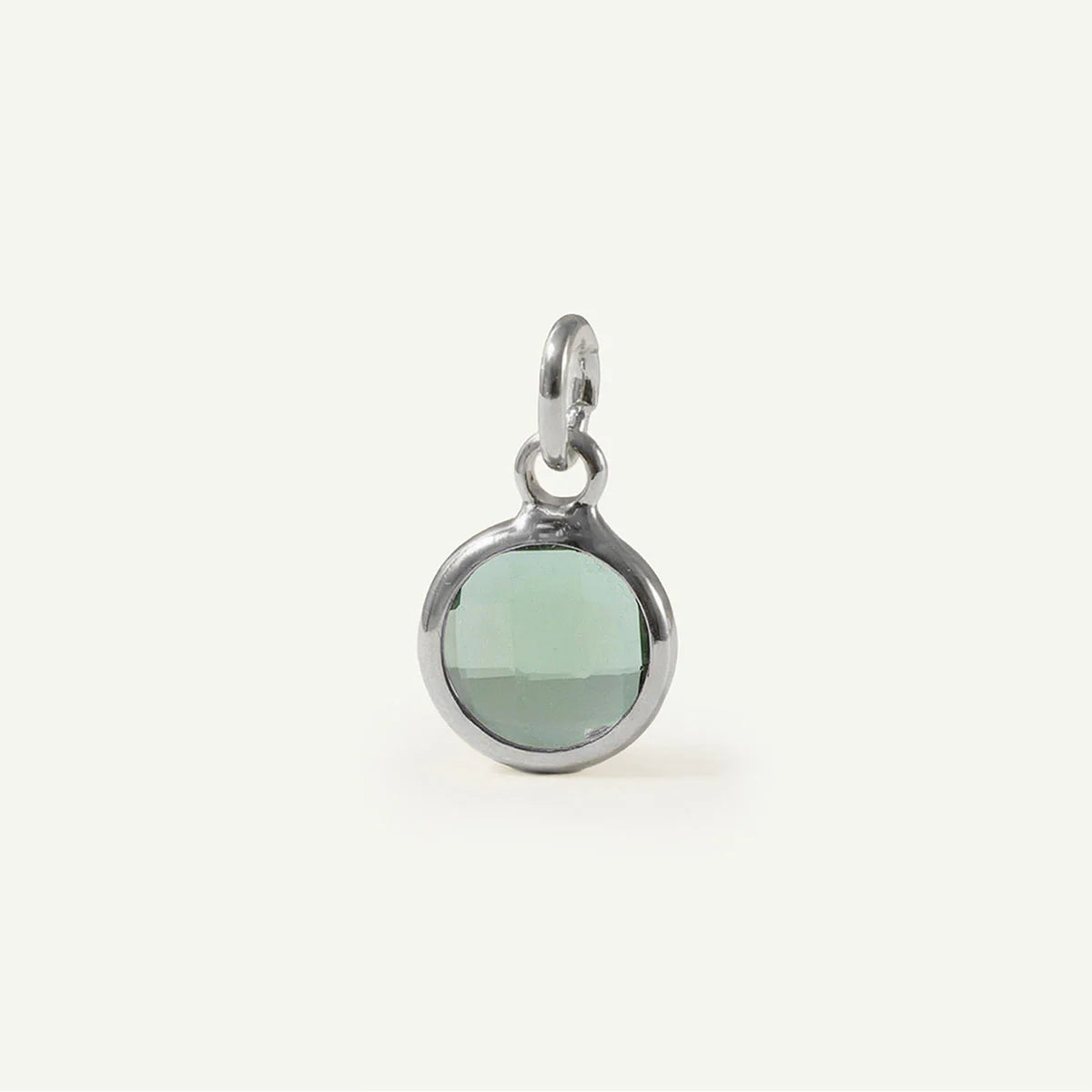 Circle Charm Birthstone