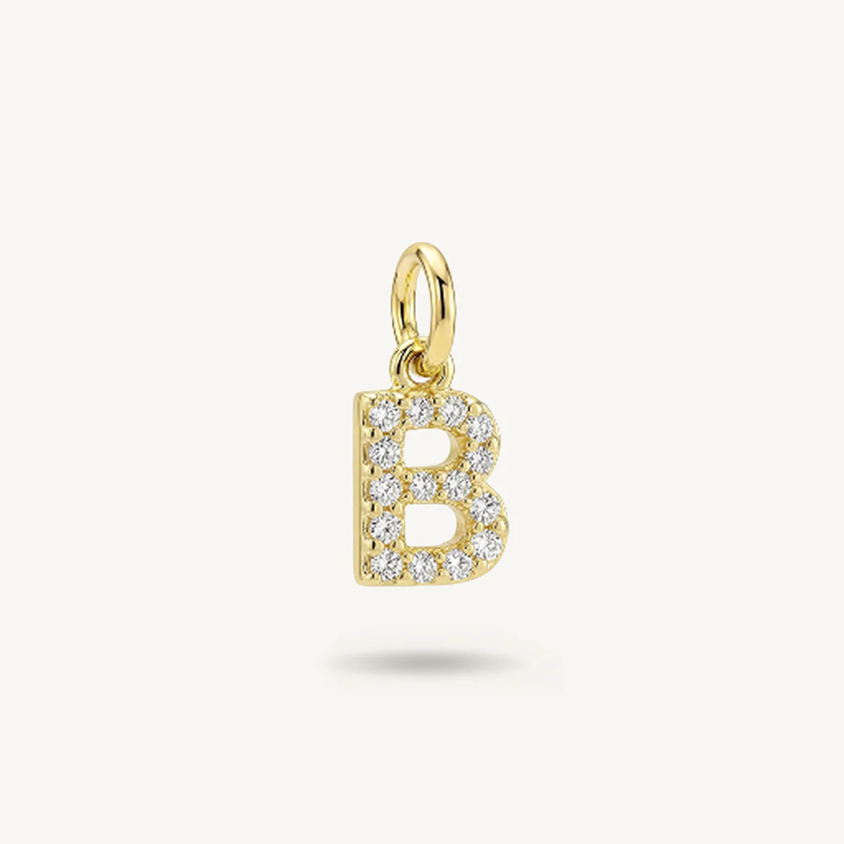 Diamond Monogram Letter Charm