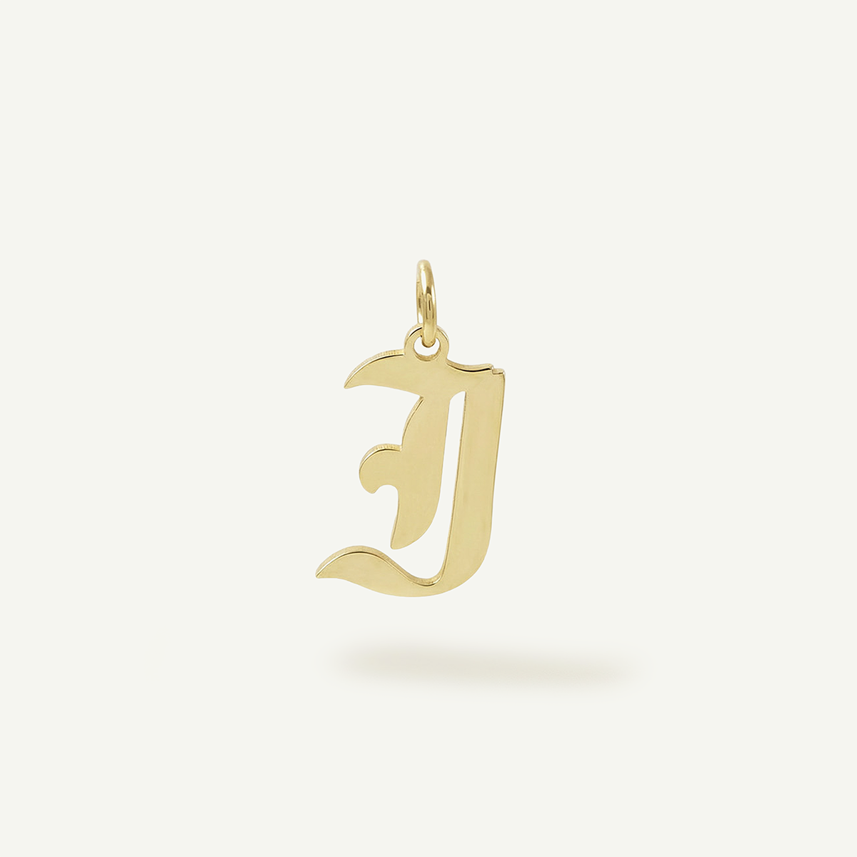 Old English Monogram Charm