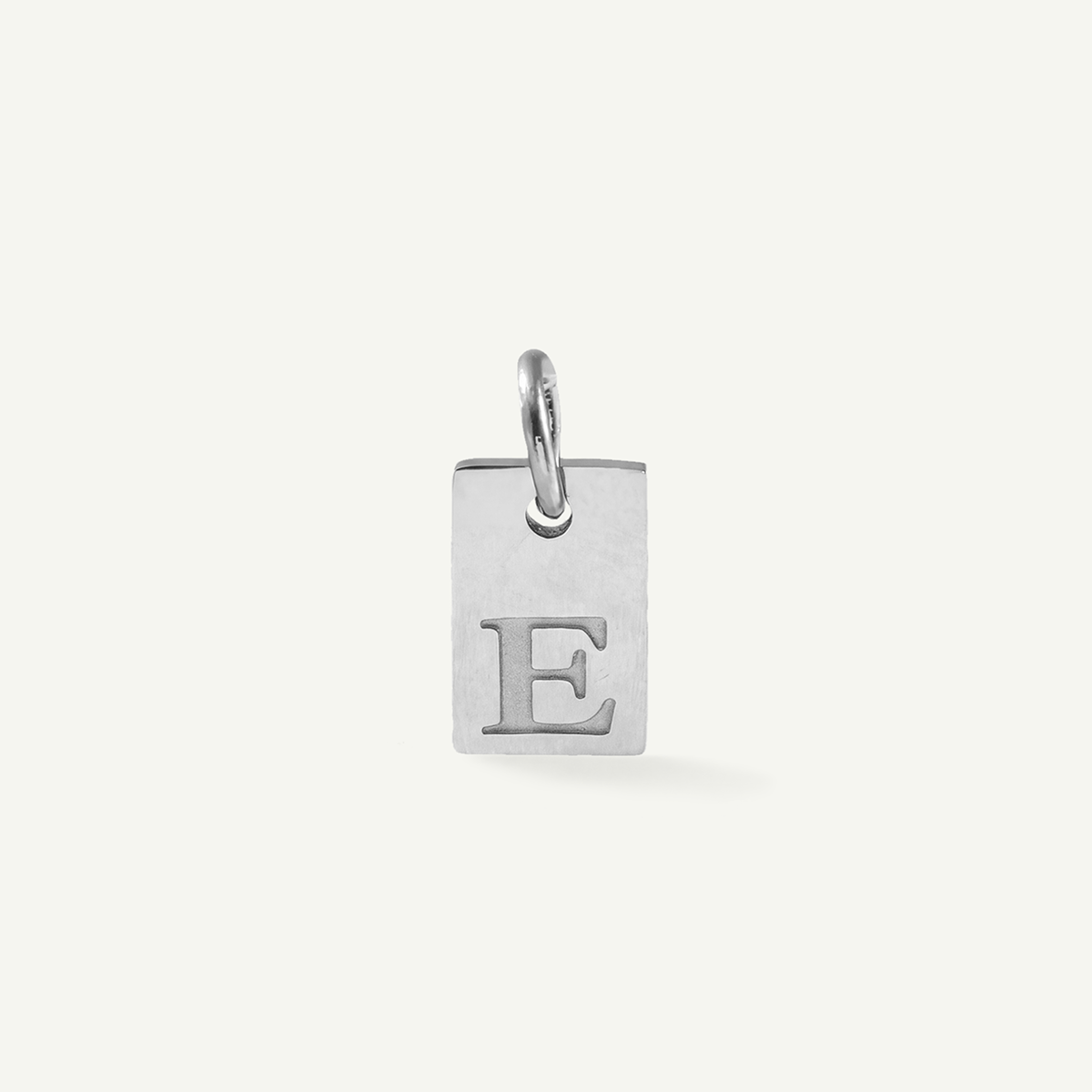 Rectangle Monogram Letter Charm